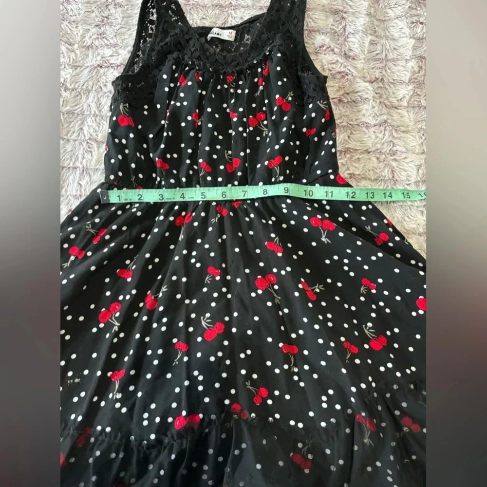 Epic Threads Girls Black and Red Cherry Dress Size Medium - Picture 8 of 13